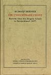 Die unsichtbare Front : Bericht über die illegale Arbeit in Deutschland (1937)