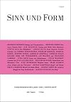 Sinn und Form 4/2022: Beiträge zur Literatur (Sinn und Form: Beiträge zur Literatur)