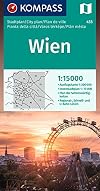 Stadtplan Wien 1:15.000: Innenstadt 1:10000. Ausflugskarte 1:200000