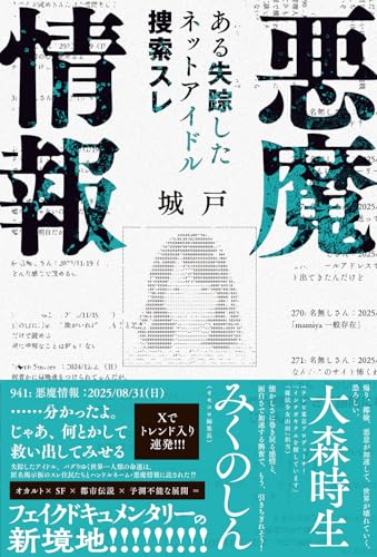 悪魔情報　ある失踪したネットアイドル捜索スレ 書影