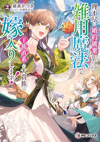 理不尽に婚約破棄されましたが、雑用魔法で王族直系の大貴族に嫁入りします!2
