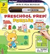 Play Smart Preschool Prep! Puzzles Ages 2-4: At-home Write & Wipe Workbook with Erasable Pen