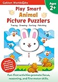 Play Smart Animal Picture Puzzlers Age 2 Athome Activity Workbook 10