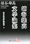 埴谷雄高文学論集 埴谷雄高評論選書3 (講談社文芸文庫)