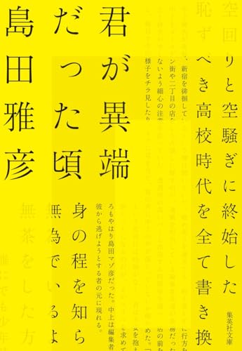 島田雅彦『君が異端だった頃』表紙