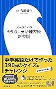 大人のためのやり直し英語練習帳 新書版