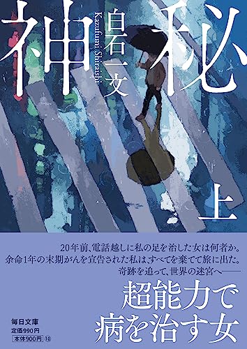 白石一文『神秘 上』表紙