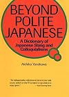 Beyond Polite Japanese: A Dictionary of Japanese Slang and Colloquialisms
