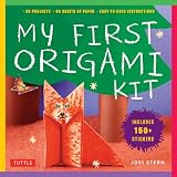 My First Origami Kit Origami Kit With Book 60 Papers 150 Stickers 20 Projects