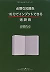 必要な知識を15分でインプットできる速読術(高橋政史)