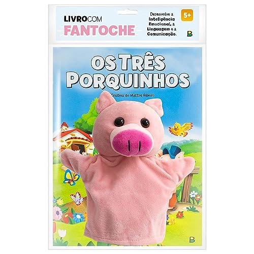 Livro com Fantoche: Três Porquinhos, Os