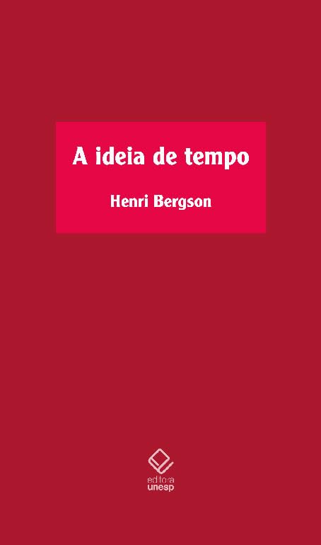 Capa do livro A ideia de tempo: Curso no Collège de France (1901-1902)
