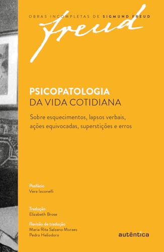 Capa do livro Freud - Psicopatologia da vida cotidiana