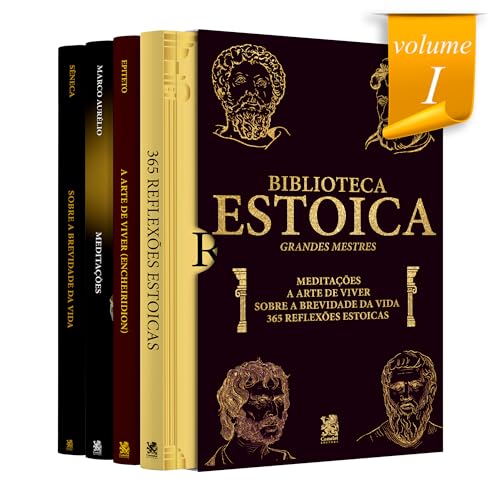 Biblioteca Estoica: Grandes Mestres Volume I - Box com 4 Liv...