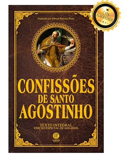 Capa do livro Confissões de Santo Agostinho - Edição de Luxo Almofadada