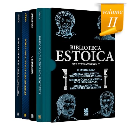 Biblioteca Estoica: Grandes Mestres Volume II - Box com 4 li...