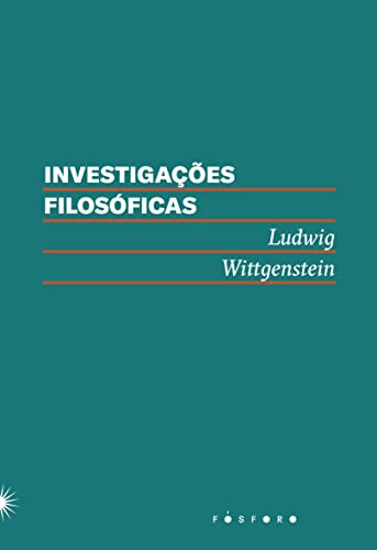 Capa do livro Investigações filosóficas