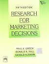 Research For Marketing Decisions, 5Th Ed.