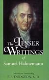 The Lesser Writings of Samuel Hahnemann (1852)