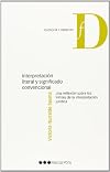 Interpretaci�n literal y significado convencional