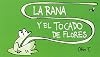 La rana y el tocado de flores