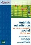 Anlisis Estadstico Para La Investigacin Social 2 Edicin Texto Garceta