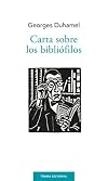 Carta sobre los bibliófilos