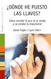 ¿Dónde he puesto las llaves? cómo recordar lo que se te olvida y no olvidar lo importante