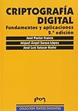 Criptografa Digital Fundamentos Y Aplicaciones Textos Docentes