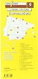 09 Extremadura Road Map 1250 000