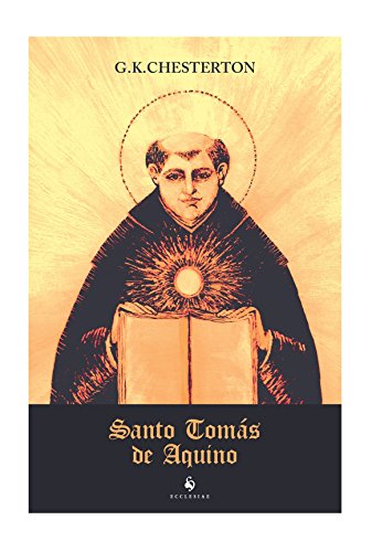 Capa do livro Santo Tomás de Aquino por G. K. Chesterton