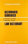 Dizionario giuridico =: Law dictionary (Italian Edition)