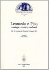 Leonardo e Pico: analogie, contatti, confronti: atti del Convegno di Mirandola, 10 maggio 2003