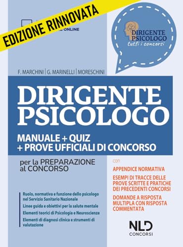 Dirigente psicologo - Manuale + quiz per la preparazione al concorso. Nuova ediz.