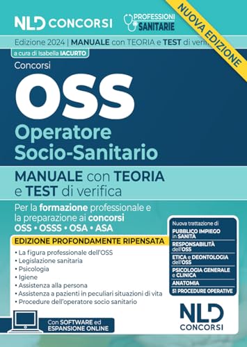 Concorsi OSS Operatore Socio Sanitario - Manuale con test di verifica per formazione e concorsi