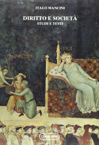 Diritto e società   studi e testi