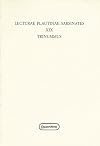 Lecturae Plautinae sarsinates. Trinummus