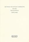 Lecturae Plautinae sarsinates: 20-21