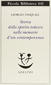 Storia dello spirito tedesco nelle memorie d'un contemporaneo
