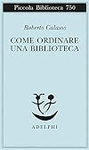 Come ordinare una biblioteca