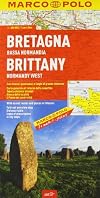 Bretagna, Bassa Normandia. 1:300.000. Ediz. multilingue