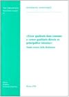 "Error qualitatis dans causam" e "error qualitatis directe et principaliter intentae" : studio storico della distinzione