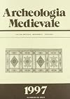 Archeologia medievale: Cultura materiale, insediamenti, territorio