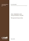 Evil, Theodicy and Evolutionary Theory: Old Arguments Facing New Data (Tesi Gregoriana: Filosofia, 41)