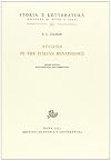 Studies in the Italian Renaissance