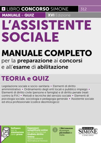 L'Assistente Sociale - Manuale completo per la preparazione ai concorsi e all'esame di abilitazione