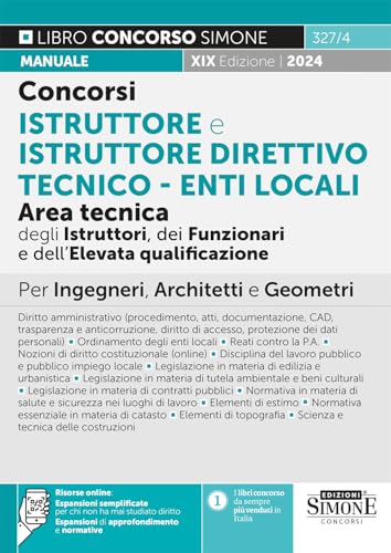 Concorsi Istruttore e Istruttore Direttivo Tecnico - Enti Locali Area Tecnica Cat. C e D