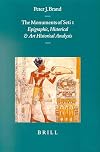 The Monuments of Seti I: Epigraphic, Historical and Art Historical Analysis (Probleme Der Agyptologie, 16. Bd)