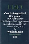 Concise Biographical Companion To Index Islamicus: An International Who's Who in Islamic Studies from its Beginnings dow