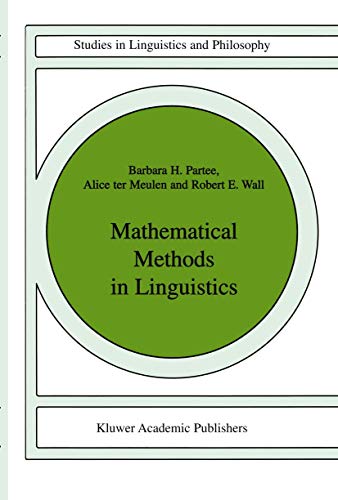 Mathematical Methods in Linguistics